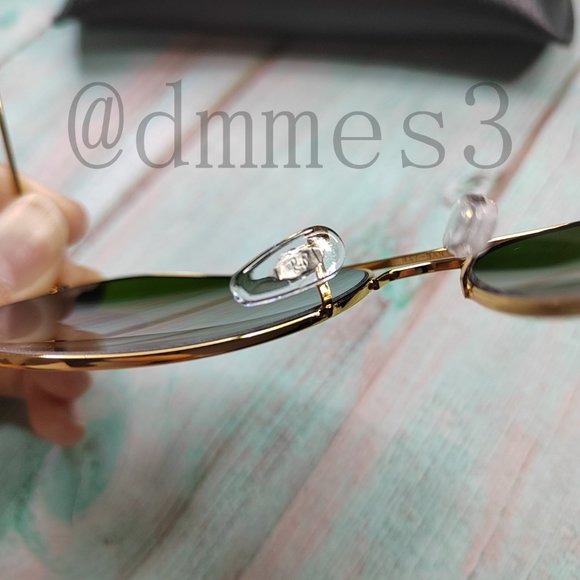 ?Ray-Ban 3026 green Aviator Sunglasses 62mm